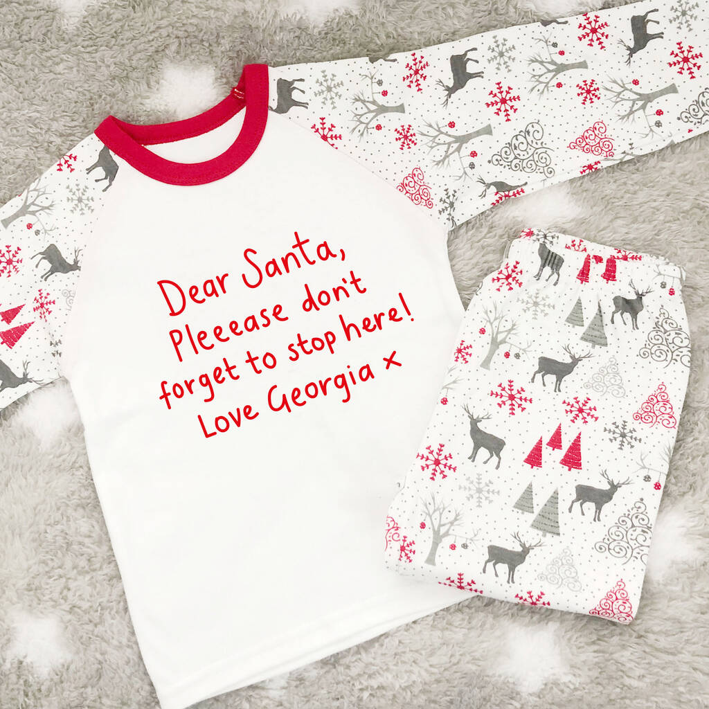 Christmas best sale pyjamas personalised