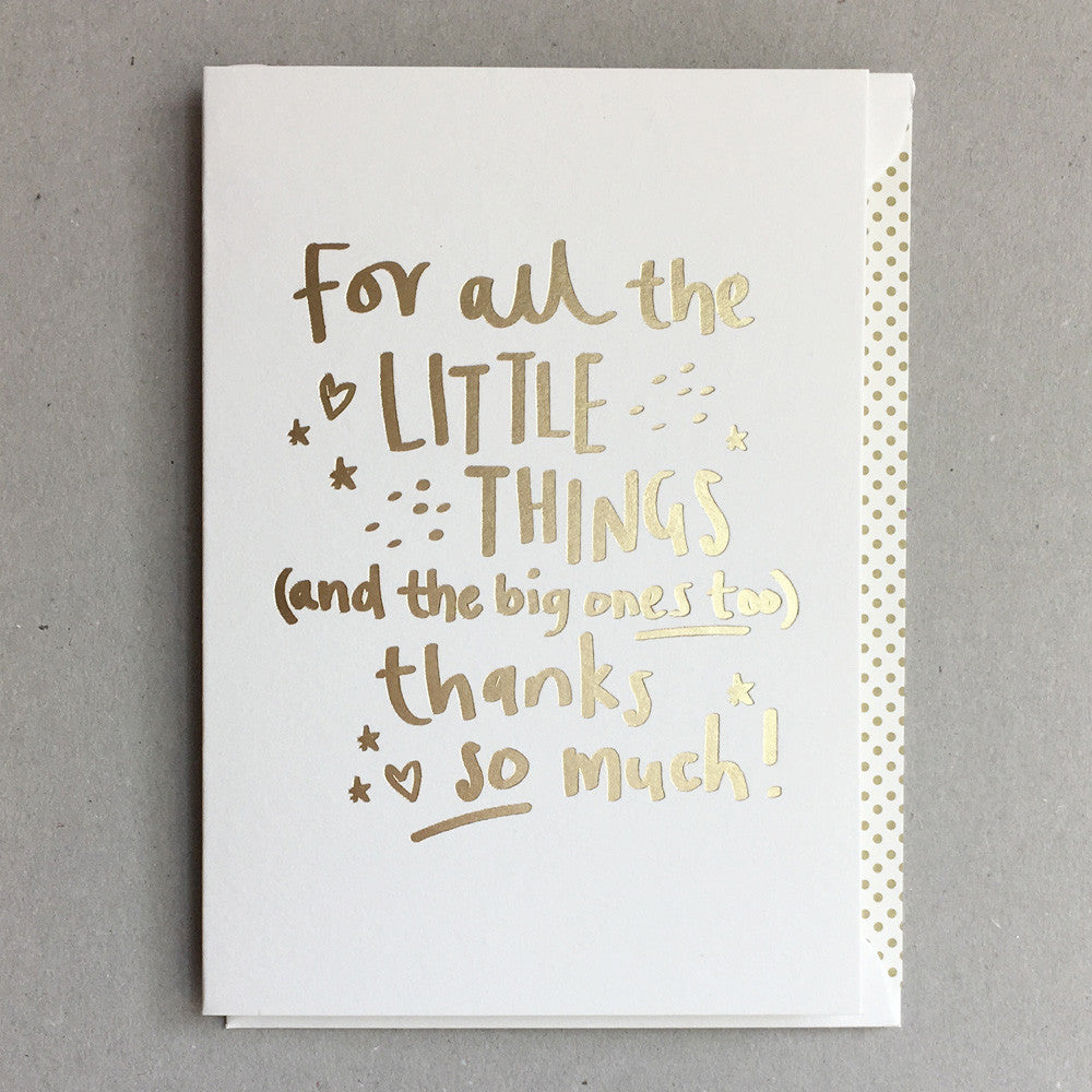 For All The Little Things BS06