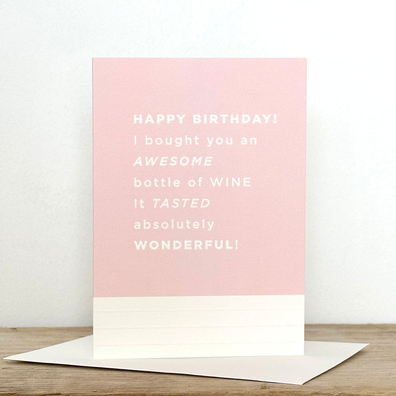 Happy Birthday - Wine