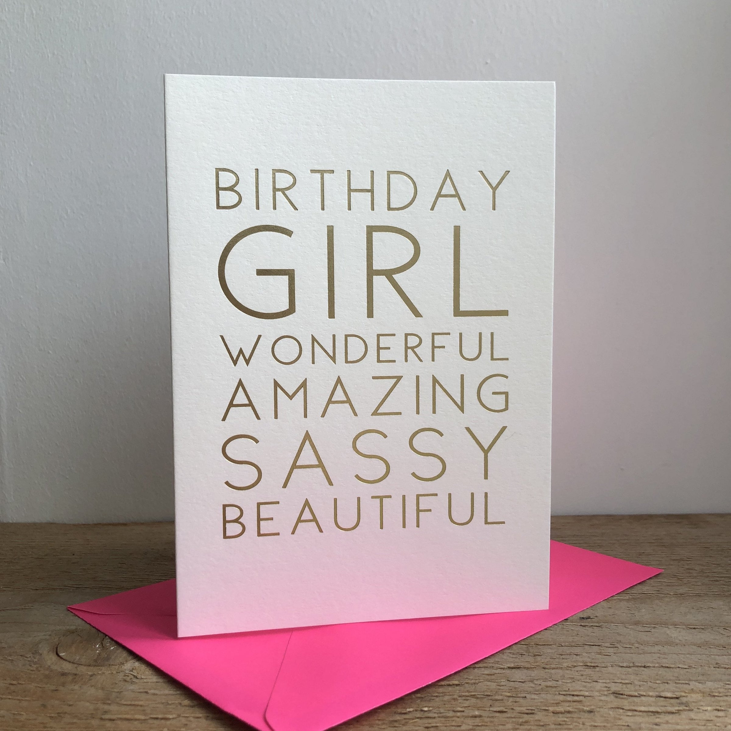 Birthday Girl Sassy MAY01