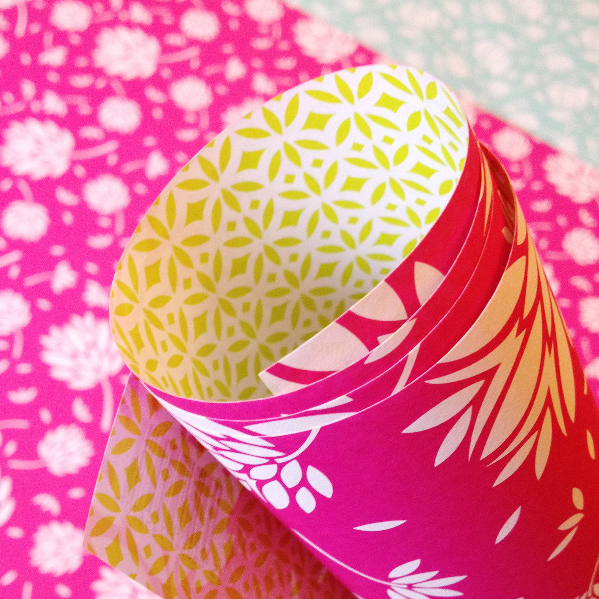 25 sheets of Spring Blossom Double-Sided Gift Wrap