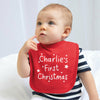 Personalised Christmas Baby Bib