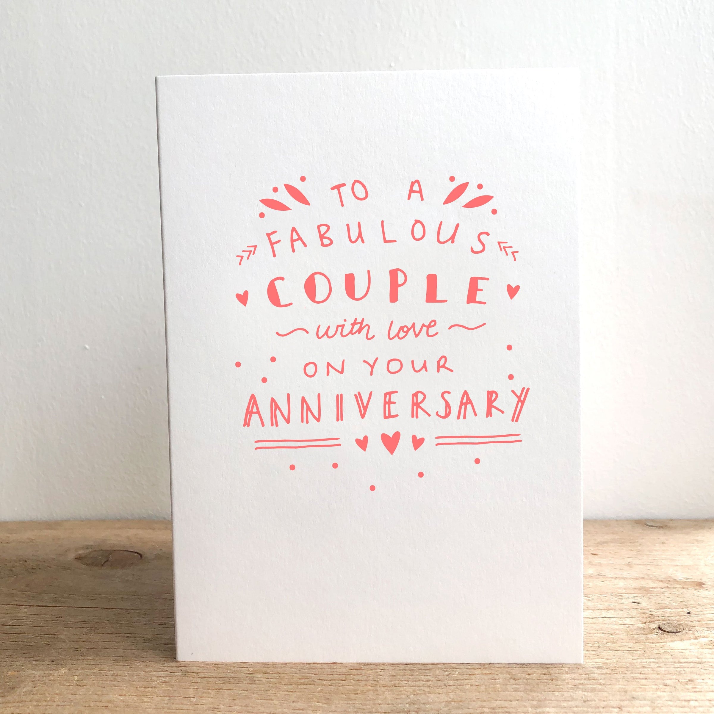Fabulous Couple On Your Anniversary