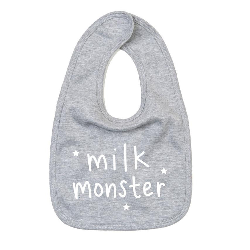 Milk Monster Bib - Grey