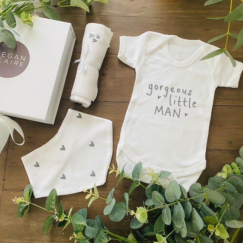 Gorgeous Little Man Baby Gift Box Set
