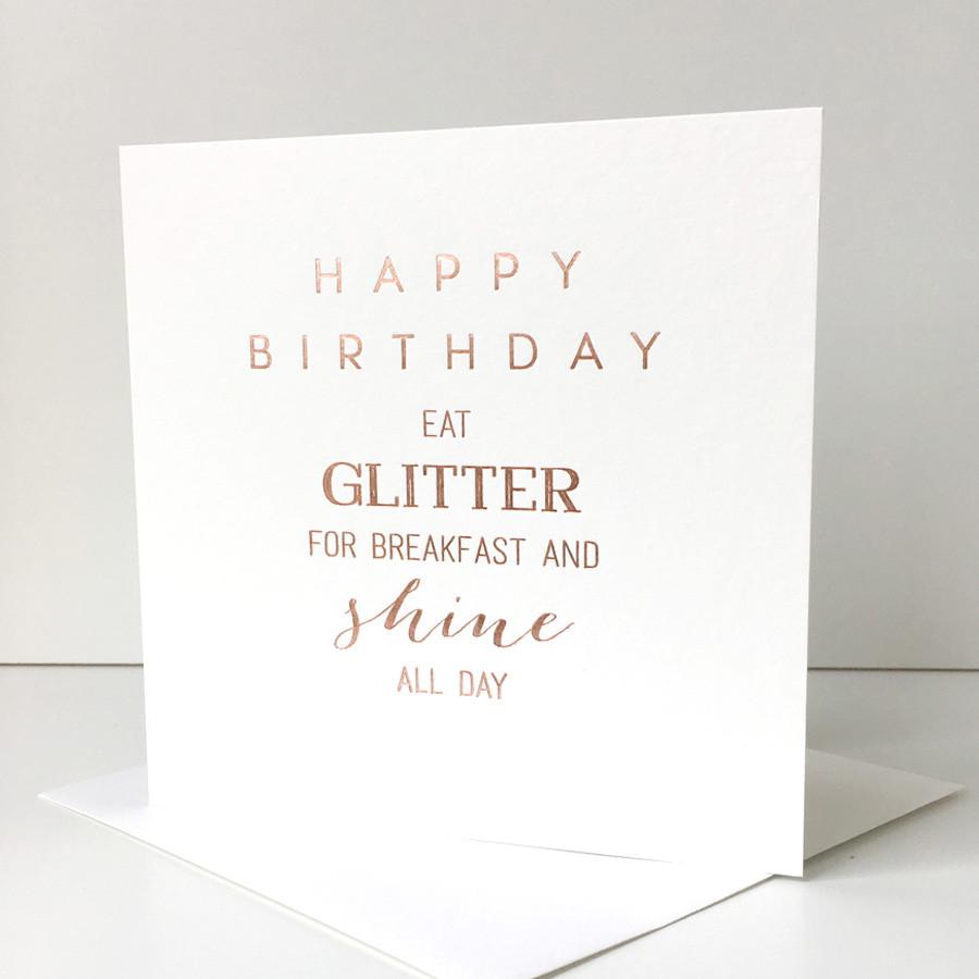 Happy Birthday - Eat Glitter