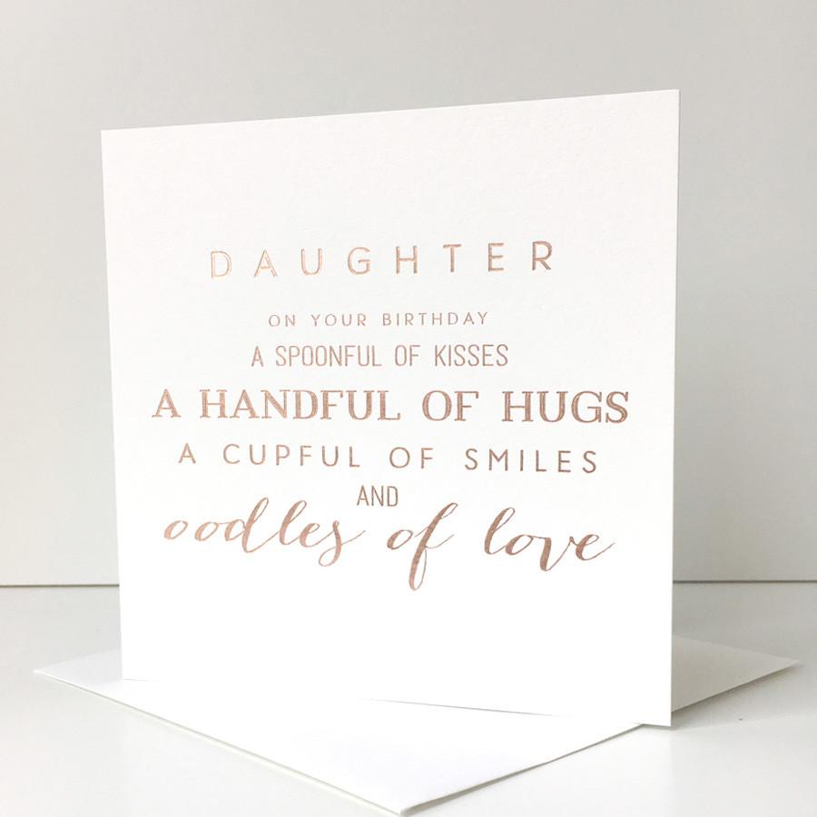 Daughter Birthday Card