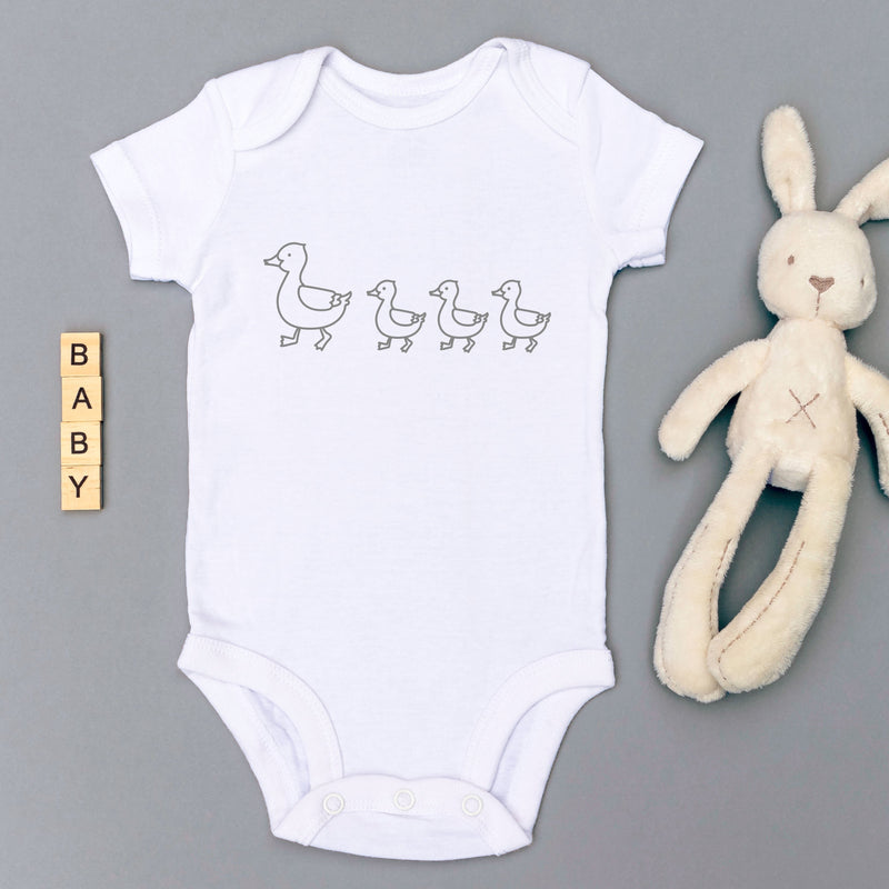 Ducklings Babygrow - White