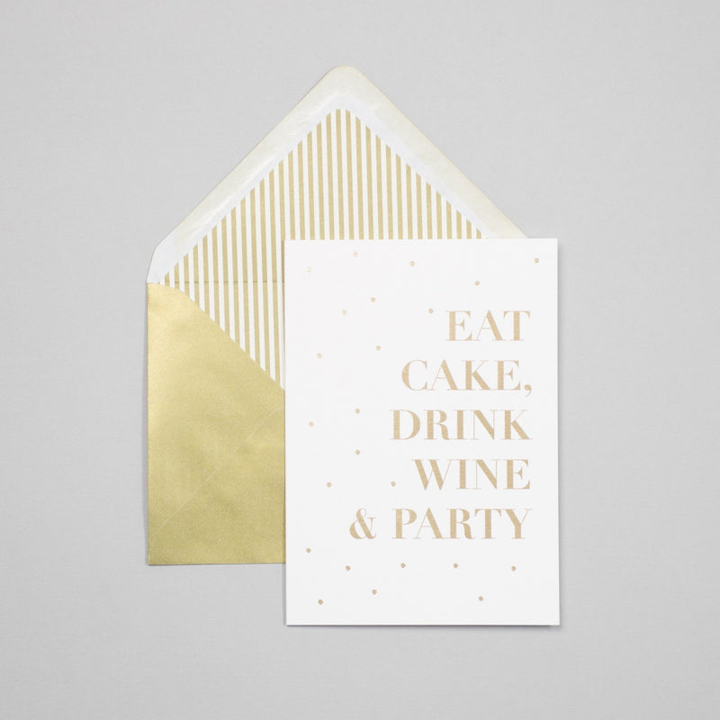 Eat Cake, Drink Wine & Party
